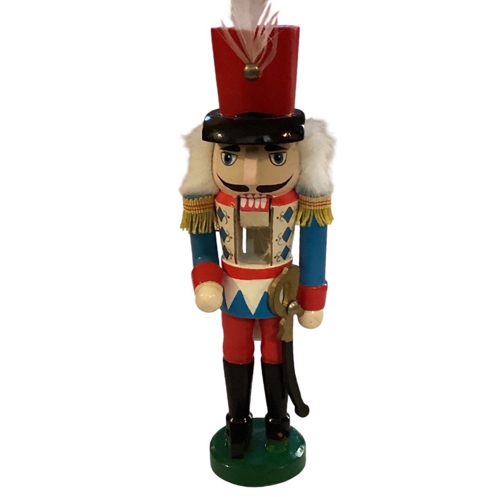 Vintage 1998 Kurt S. Adler Nutcracker Soldier Wooden Christmas Decor 10"